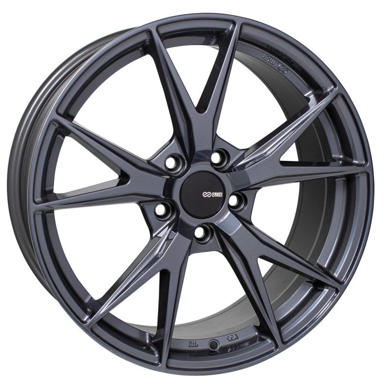 Enkei Phoenix 18×8 45mm Offset 5×100 72.6mm Bore Blue Gunmetal Wheel