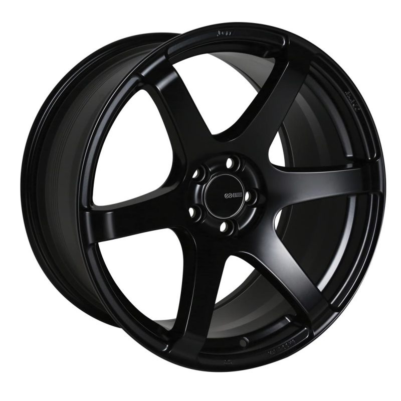 Enkei T6S 18×8 35mm Offset 5×112 Bolt Pattern 72.6 Bore Matte Black Wheel
