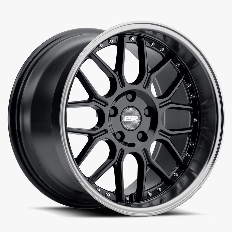 ESR CS18 19″ 5×120 (Custom Drill) Gloss Black w/ Machined Lip