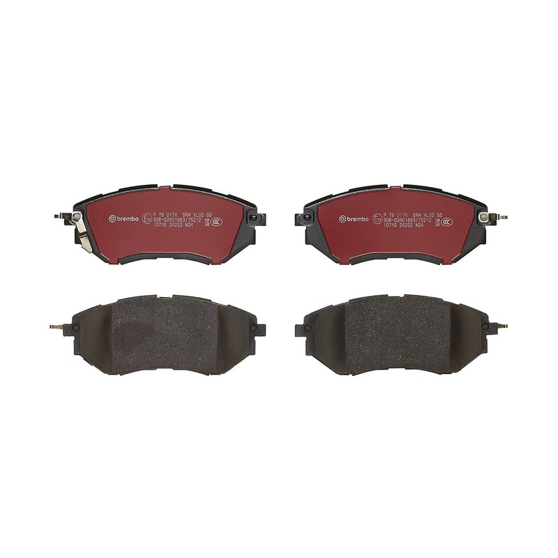 XTRA Low-Met Front Disc Brake Pad Set – P78017X