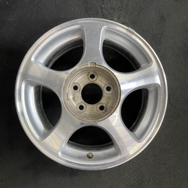 16″ MUSTANG 00 16×7.5 bright finish exposed lugs Original OEM Wheel Rim