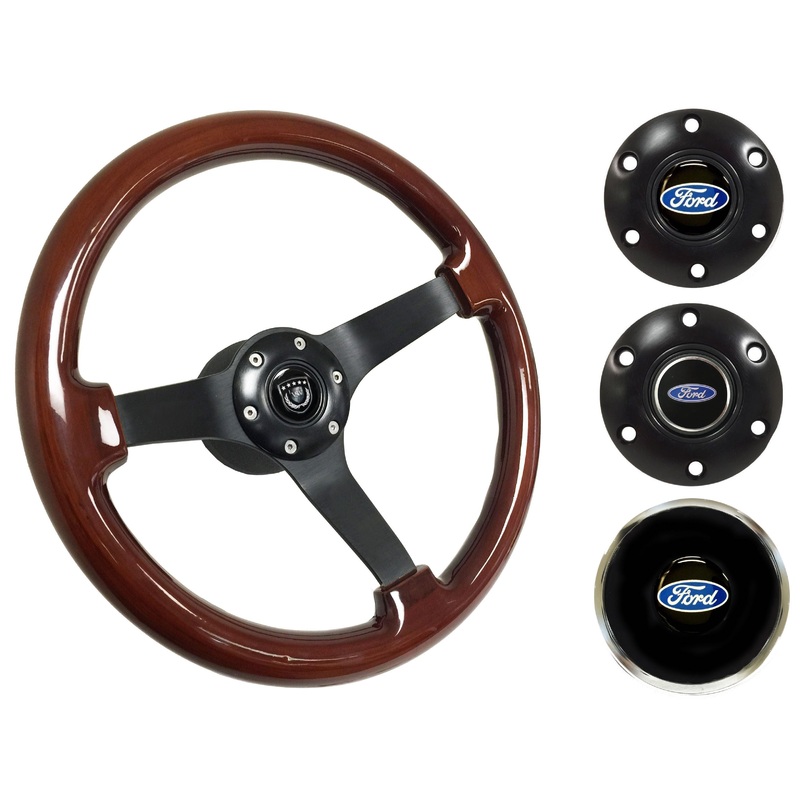 1965-69 Ford Ranchero Steering Wheel Kit | Mahogany Wood | ST3127