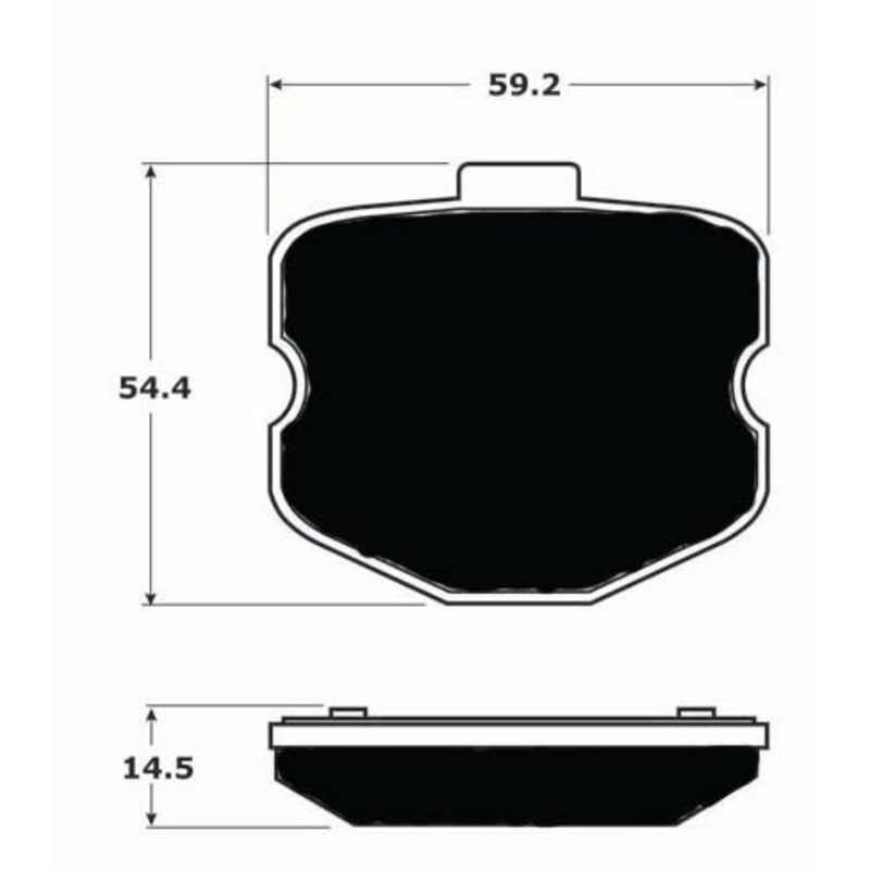 Porterfield Brake Pads for 2007 CHEVROLET CORVETTE Z06