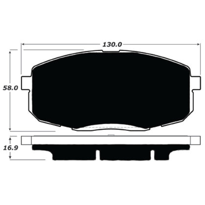 Porterfield Brake Pads for 2010 HYUNDAI ELANTRA Touring