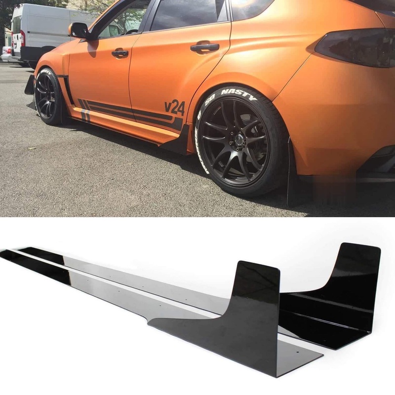 AeroflowDynamics 2008 – 2014 Subaru Wrx/Sti Side Skirt Extensions V3 | For Hatch & Sedan