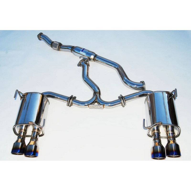 Invidia Q300 Cat-Back Exhaust 2011-2014 Subaru WRX/STI Sedan (Titanium Tips)