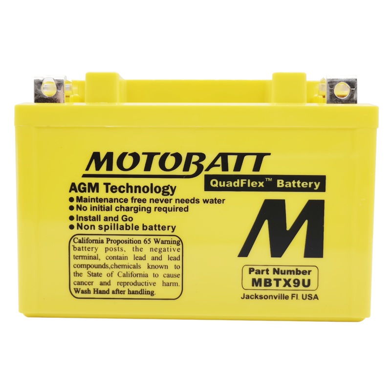 Mbtx9U Sealed Factory Activated AGM Battery by MotoBatt