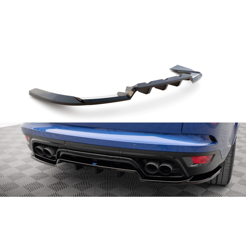 Maxton Design Central Rear Splitter – (With Vertical Bars) Land Rover Range Rover Sport SVR Mk2