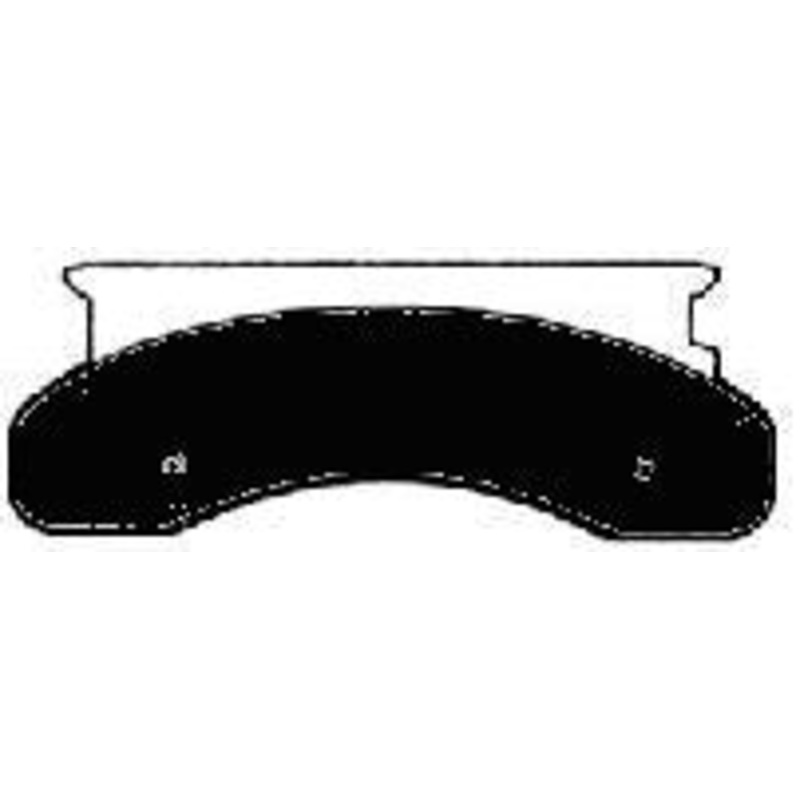 Porterfield Brake Pads for 1993 FORD F250 Pickup 3/4 Ton 2WD 12 x 3 Rear Shoe