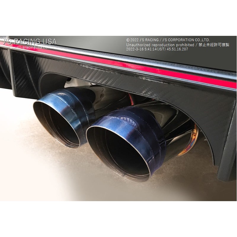 J’s Racing Civic Type R FK8 SUS 70RS Plus Dual Exhaust