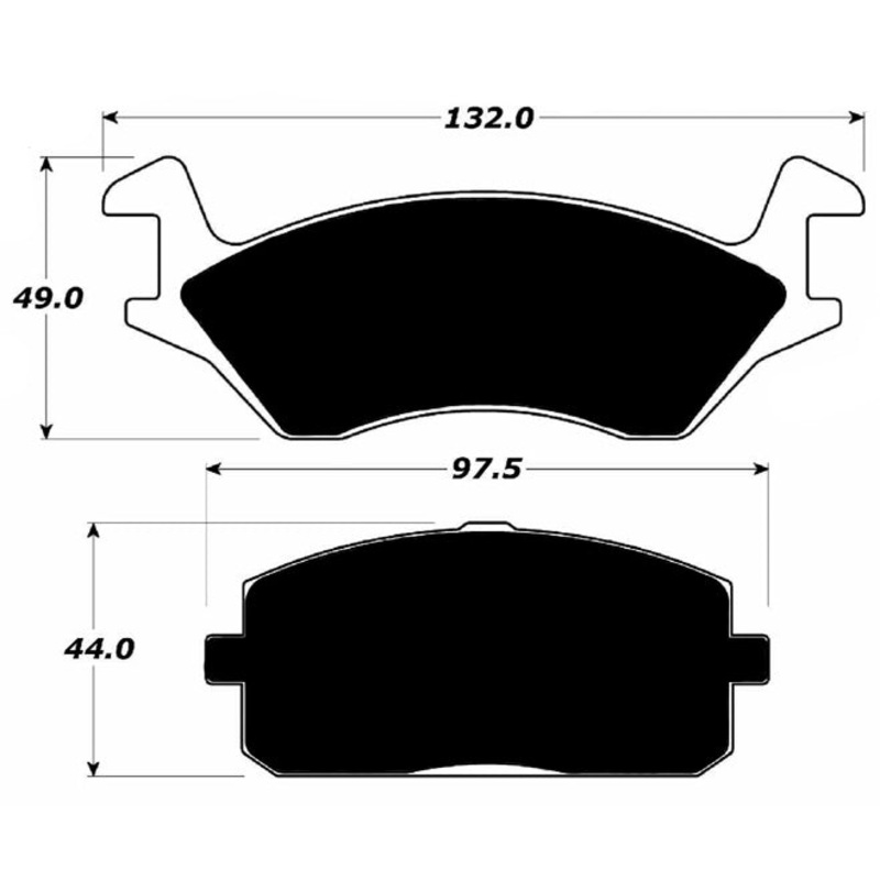 Porterfield Brake Pads for 1983 TOYOTA STARLET