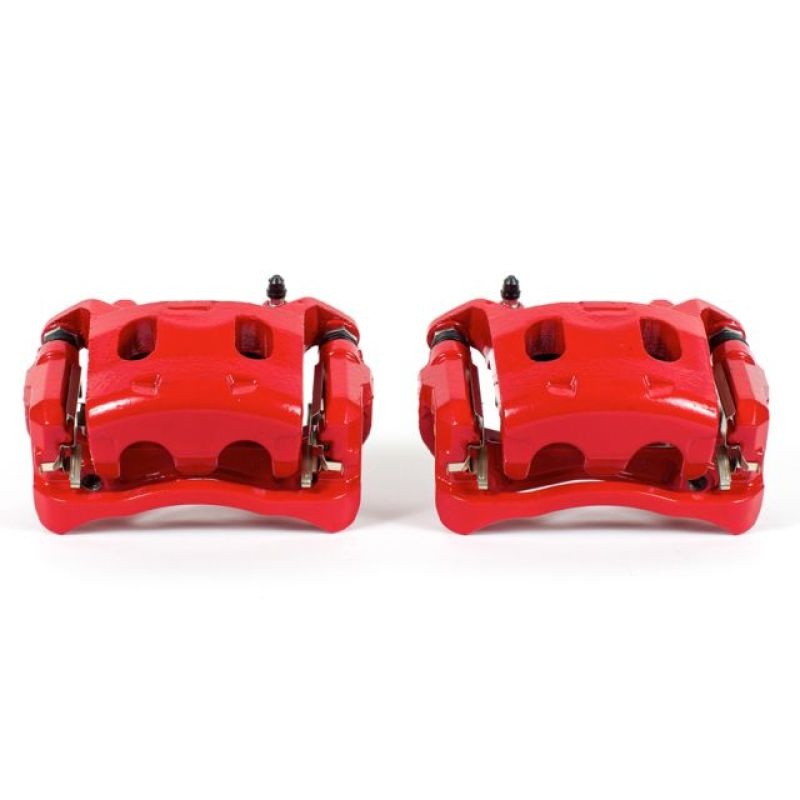 Power Stop 2013 Infiniti JX35 Front Red Calipers w/Brackets – Pair