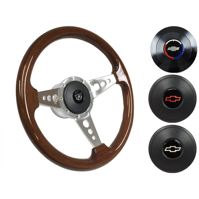 1969-87 El Camino Steering Wheel Kit | Mahogany Wood | ST3076