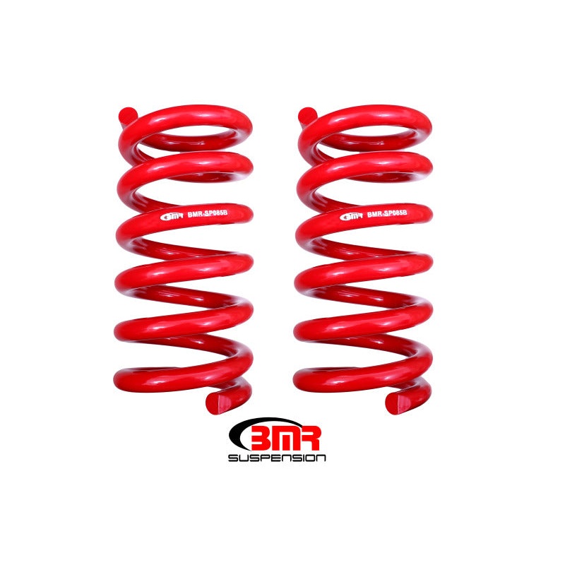 BMR 15-17 S550 Mustang Rear Handling Version Lowering Springs – Red