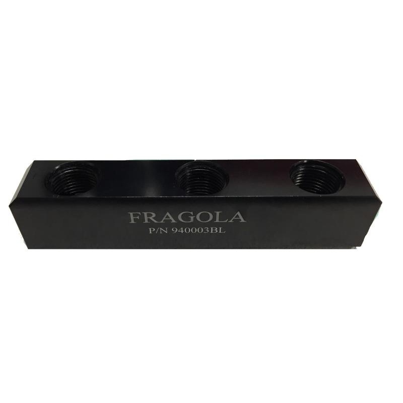 Fragola -10AN Female Three Port Fuel Pressure Log