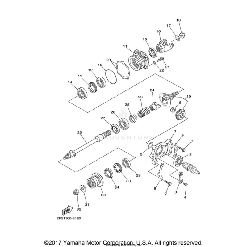 Pinion Set by Yamaha