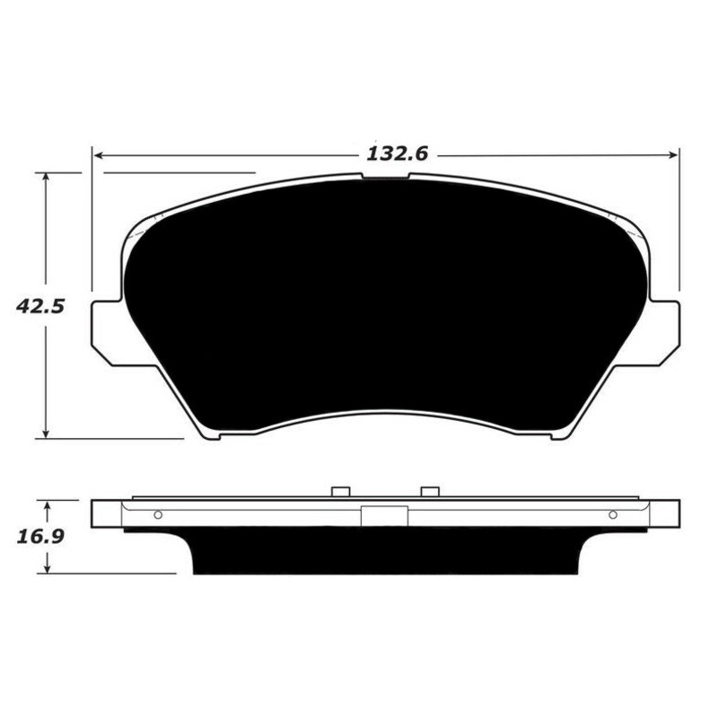 Porterfield Brake Pads for 2014 KIA FORTE