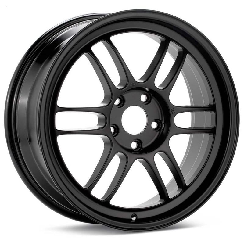 17×9.0 Enkei RPF1 5×114.3 35mm Offset 73mm Bore Black Wheel