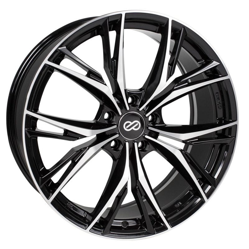 Enkei ONX 17×7.5 5×114.3 45mm Offset 72.6mm Bore Black Machined Wheel