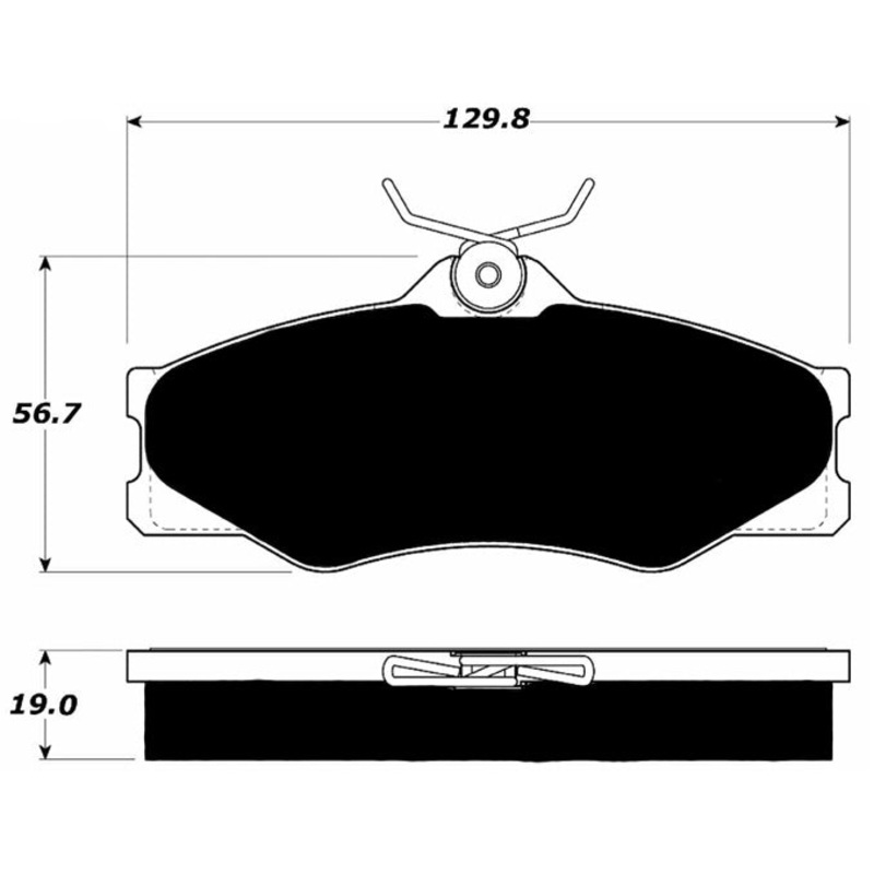 Porterfield Brake Pads for 1985 VOLKSWAGEN VANAGON