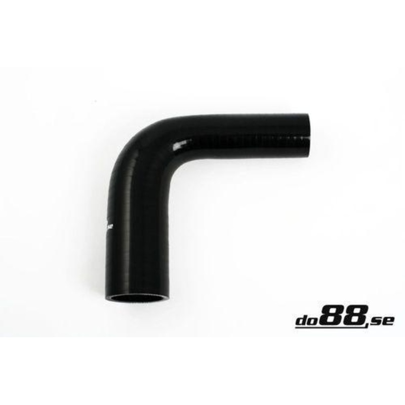Silicone Hose Black 90 degree 1,375 – 1,5” (35 – 38mm)