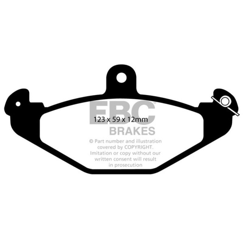 EBC 08+ Lotus 2-Eleven 1.8 Supercharged Greenstuff Rear Brake Pads