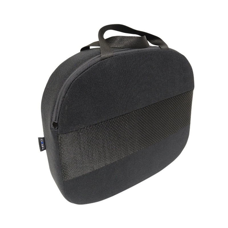 NRG Racing Seat Cushion – One Piece Memory Foam Nylon Black w/ White Stitching