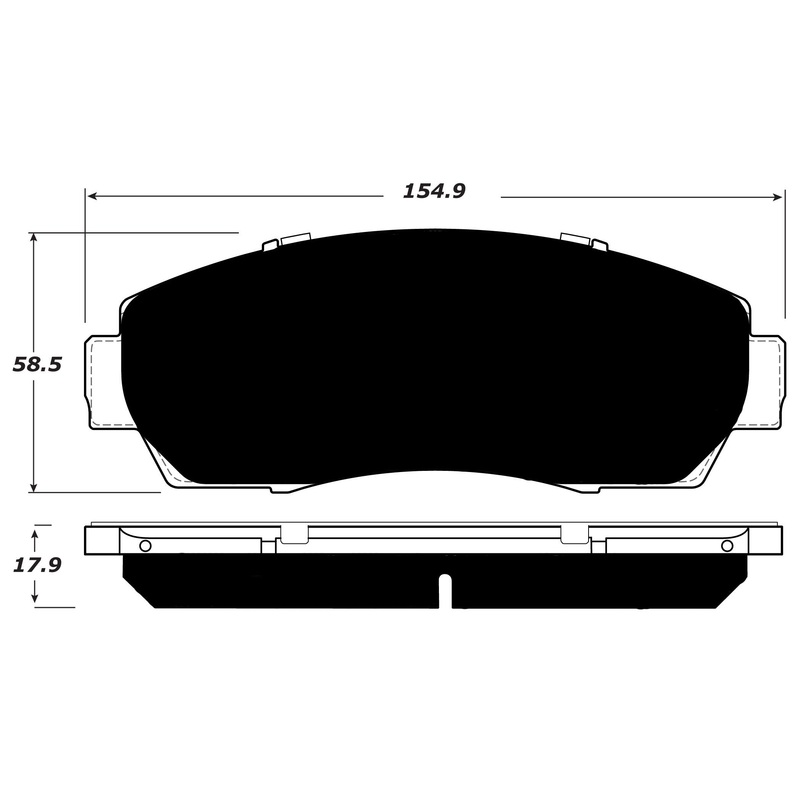 Porterfield Brake Pads for 2015 HONDA ODYSSEY