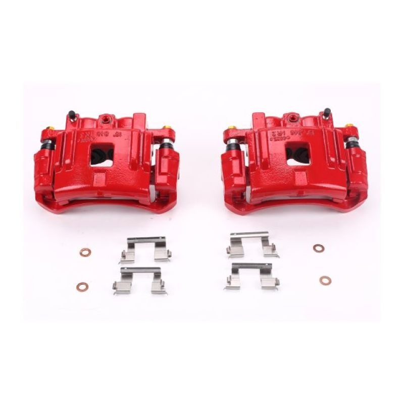 Power Stop 04-08 Chevrolet Colorado Front Red Calipers w/Brackets – Pair