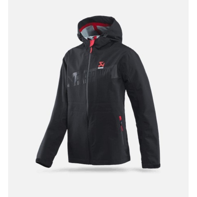 Akrapovic Mens Corpo Rain Jacket Black – XL