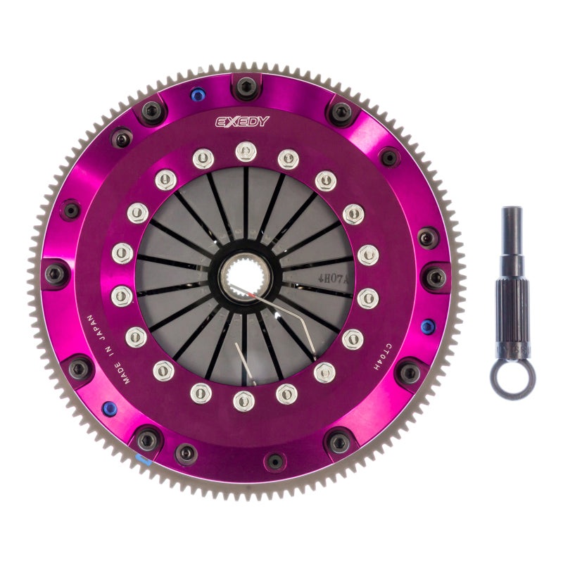 Exedy 2003-2007 Infiniti G35 V6 Hyper Twin Carbon-D Clutch Strap Drive Sprung Center Disc Push Type
