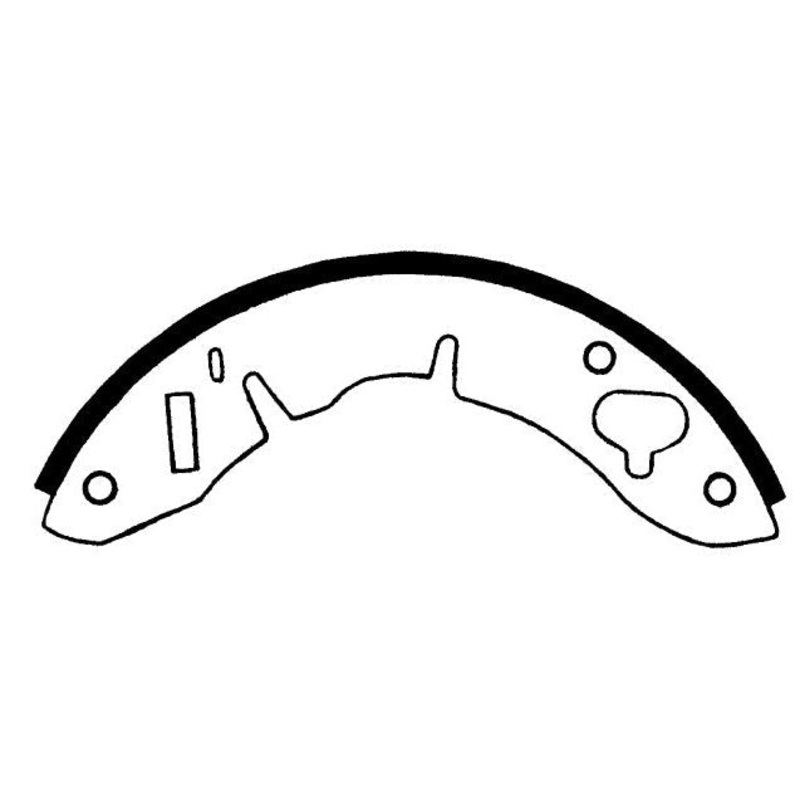 Porterfield Brake Shoes for 1969 MG MIDGET w/Front Discs
