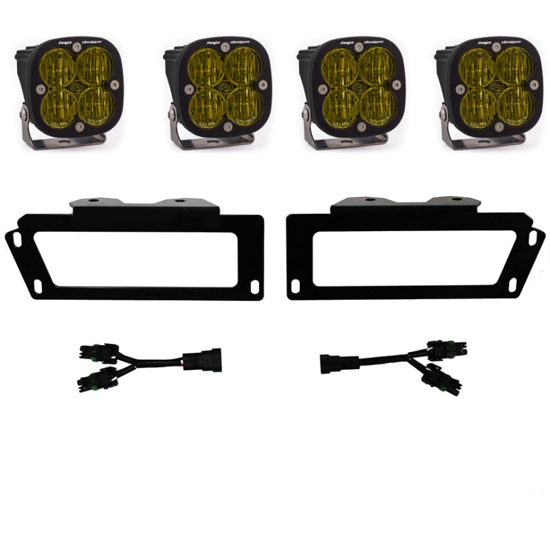 Baja Designs 09-12 Ram 2500/3500 Fog Pocket Kit – Amber
