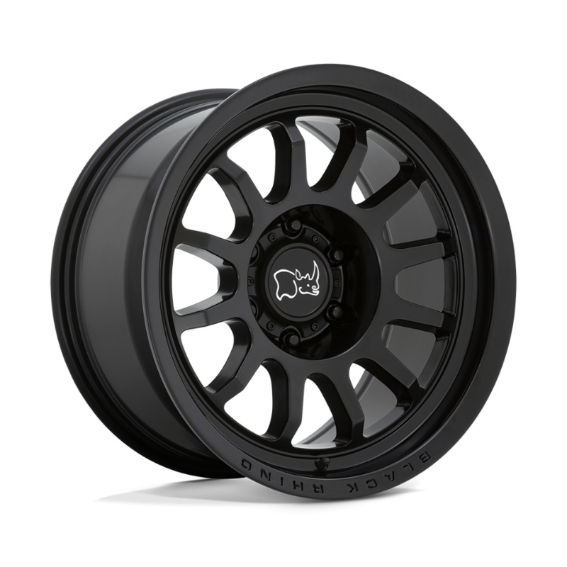 17×9.5 Black Rhino Rapid Matte Black