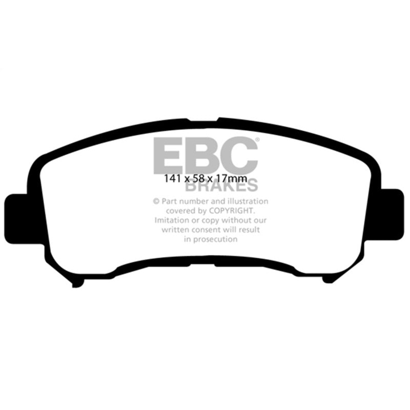 EBC 14+ Nissan Juke 1.6 Turbo Nismo RS Yellowstuff Front Brake Pads