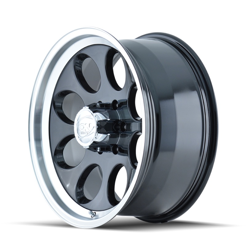 ION Type 171 17×9 / 5×114.3 BP / 0mm Offset / 83.82mm Hub Black/Machined Wheel