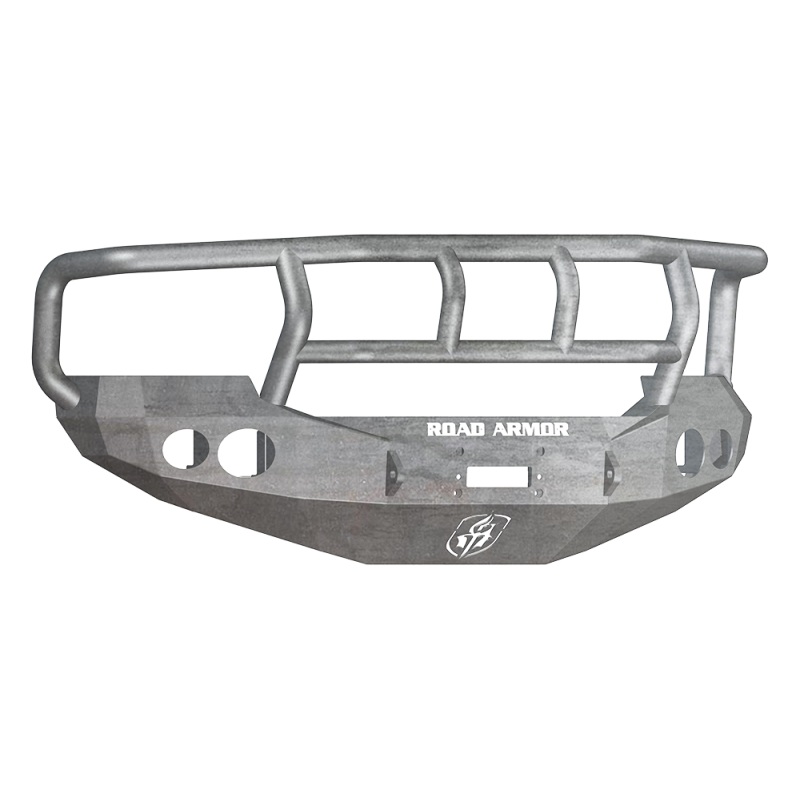 Road Armor 05-07 Ford F-250 Stealth Front Winch Bumper w/Titan II Guard Wide Flare – Raw