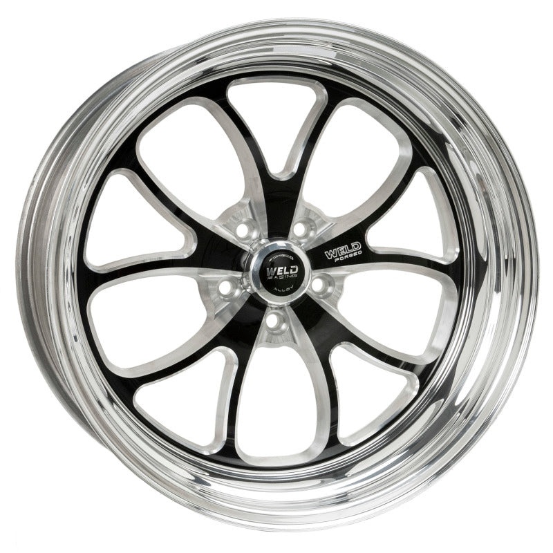 Weld S76 20×8.5 / 5×4.75 BP / 4.8in. BS Black Wheel (High Pad) – Non-Beadlock