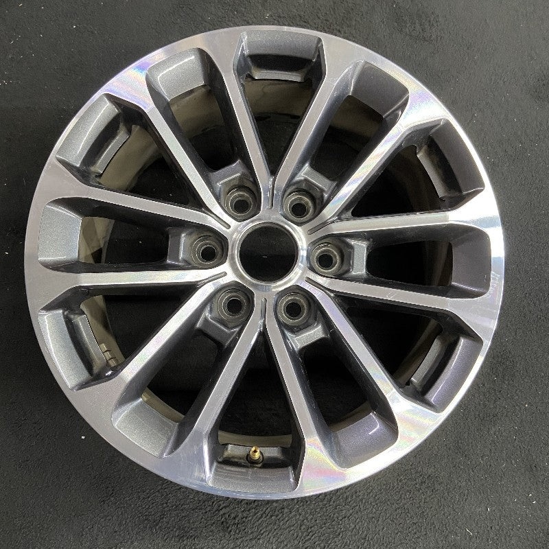 18″ FORD F150 PICKUP 18-20 18×7.5 aluminum 12 spoke 6 split spoke machined machined spoke face Original OEM Wheel Rim