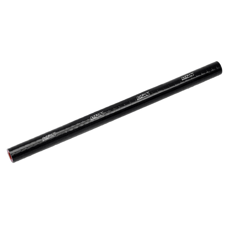 HPS 1/4″ 4-ply Reinforced Silicone Straight Coupler Hose | Universal (HTST-025-BLK)