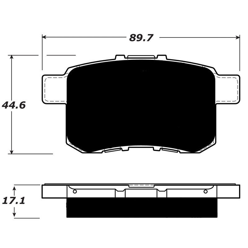 Porterfield Brake Pads for 2011 HONDA ACCORD Sedan LX