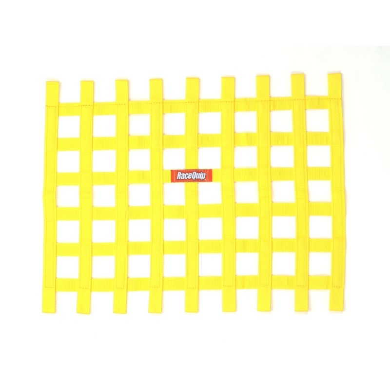 RaceQuip Yellow Ribbon Window Net