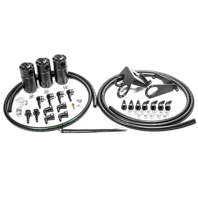 Radium 14-19 Chevrolet Corvette LT1 CCV Fluid Lock Triple Catch Can Kit