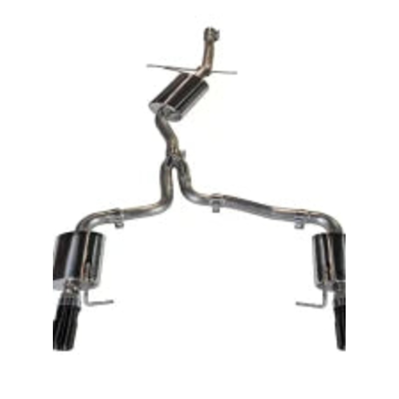 AWE Tuning Audi B8 A4 Touring Edition Exhaust – Quad Tip Diamond Black Tips – Does not fit Cabriolet
