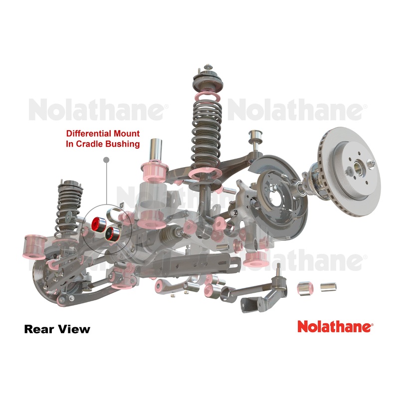 Nolathane Rear Diff Mount – Rear Bushing Kit | 1998-2007 BMW 3-Series and 2003-2009 BMW Z4 (REV200.0022)