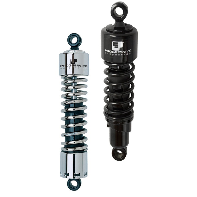Progressive Cruiser 412 Series Shocks 12.0in – Chrome
