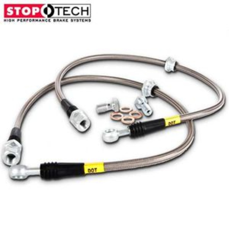 StopTech Stainless Steel Front Brake Lines 15-18 Ford Mustang