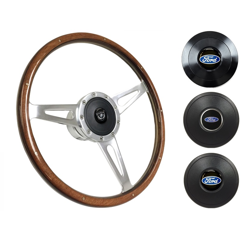 1970-79 Ford Ranchero Steering Wheel Kit | Deluxe Walnut Wood | ST3053