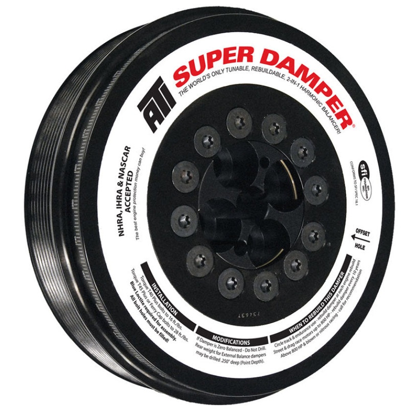 ATI Damper – 7.98in – Steel – 8 Grv – Cummins – 2003-07.5 – 5.9L – 3 Ring Hvy – Diesel