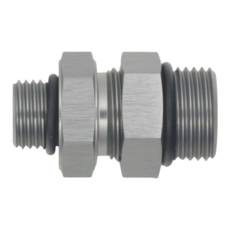 DeatschWerks 6AN ORB Male to 8AN ORB Male Swivel Adapter – Anodized DW Titanium